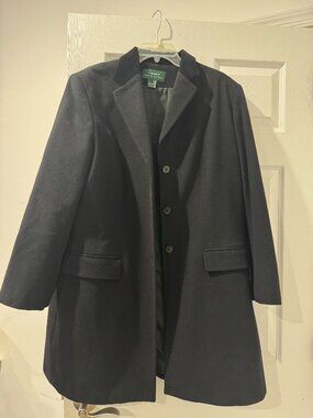 Vintage Ralph Lauren Wool & Cashmere Blend Coat